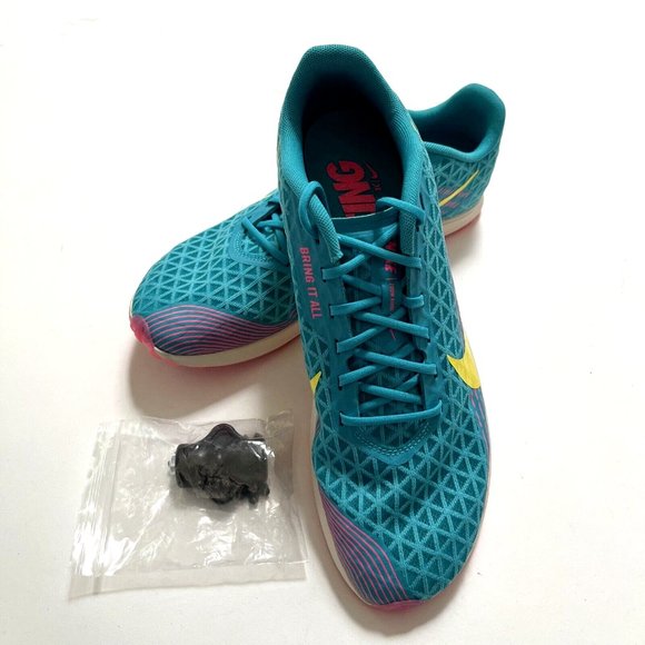 NWOB Nike Zoom Rival XC Size 11.5 AJ0854-301 Track Running + Spikes + Wrench - Picture 4 of 9